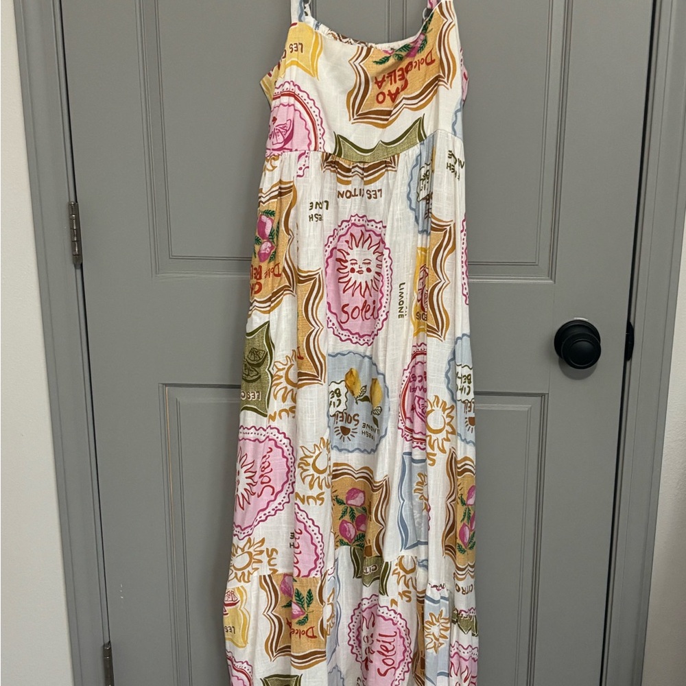 Colorful Printed Maxi Dress